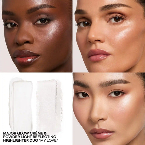 Major Glow Crème & Powder Light Reflecting Translucent Highlighter Duo